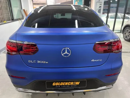 벤츠 GLC 300e 무광블루 전체랩핑 / 서울 강서구