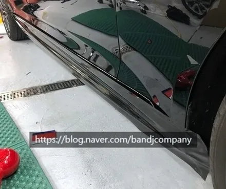 포스나는 현대 G80 스포츠 유광블랙 메탈릭 전체랩핑_서울랩핑_가양랩핑 / 서울 강서구
