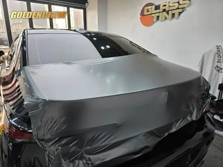 강서 광명 bmw i7 전체랩핑 사틴 다크 그레이 시공기｜고급감 끝판왕 / 서울 강서구 공항동