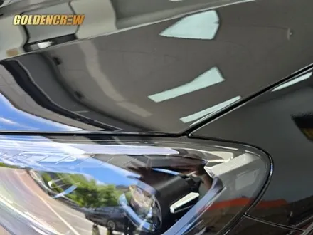 벤츠 gle53 amg 본넷 ppf 시공｜석회물 낙하로 손상된 기존 ppf 제거 / 서울 강서구 공항동