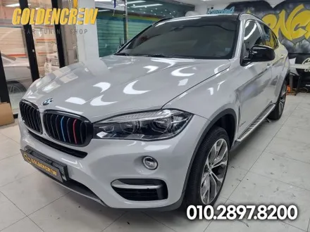 BMW X6 유광그레이 전체랩핑(유광그레이,공구리랩핑) / 서울 강서구