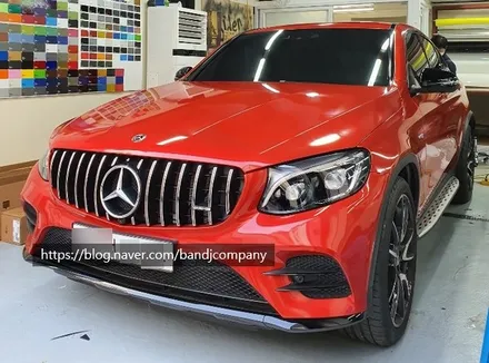 벤츠 AMG GLC 43  드래곤 파이어 레드로 다르게 만들기!_#가양동랩핑_#목동랩핑_#김포랩핑_#일산랩핑_#골든크루 / 서울 강서구