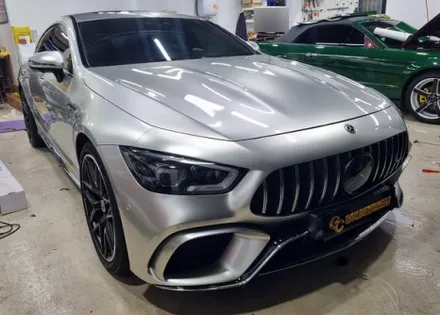 벤츠 GT63amg AX 샴페인 골드 고광도 전체랩핑 시공 / 서울 강서구