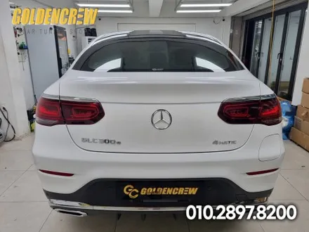 다이아몬드 화이트 전체랩핑 시공으로 이쁘게 변신한 벤츠 GLC300E / 서울 강서구