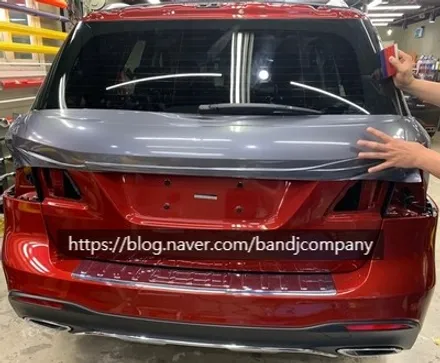벤츠 페밀리룩 SUV GLE350 유광 무연탄 전체랩핑_서울랩핑_신정동랩핑 / 서울 강서구