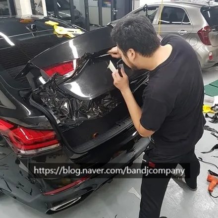 포스나는 현대 G80 스포츠 유광블랙 메탈릭 전체랩핑_서울랩핑_가양랩핑 / 서울 강서구