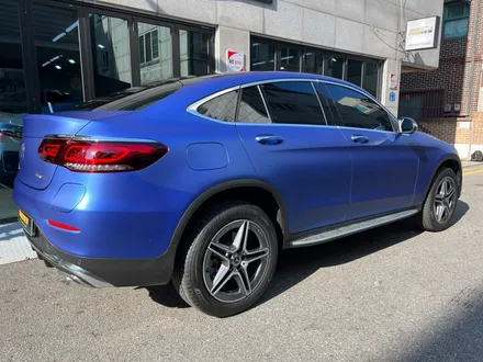 벤츠 GLC 300e 무광블루 전체랩핑 / 서울 강서구