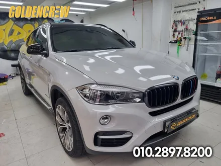 BMW X6 유광그레이 전체랩핑(유광그레이,공구리랩핑) / 서울 강서구