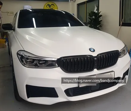 BMW GT 640i 사틴프로즌바닐라 전체랩핑_여의도랩핑_마포랩핑 / 서울 강서구