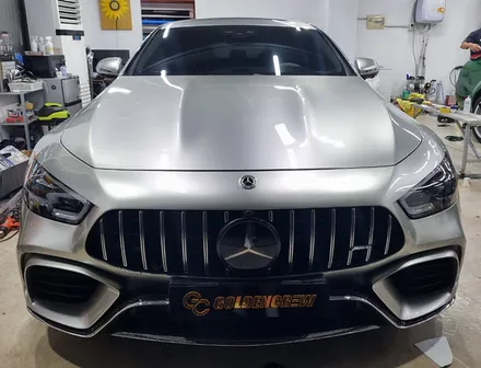 벤츠 GT63amg AX 샴페인 골드 고광도 전체랩핑 시공 / 서울 강서구