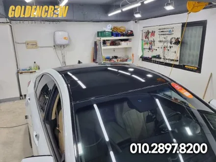 제네시스 G80 루프스킨 유광블랙 3M2080 부천랩핑 시공 / 서울 강서구