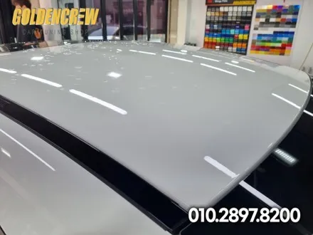 벤츠 CLS 450 썬플라워 전체랩핑 [목동랩핑] / 서울 강서구