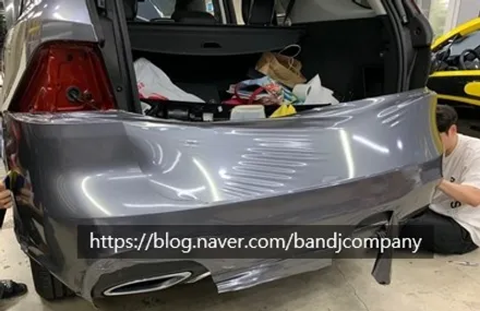 벤츠 페밀리룩 SUV GLE350 유광 무연탄 전체랩핑_서울랩핑_신정동랩핑 / 서울 강서구