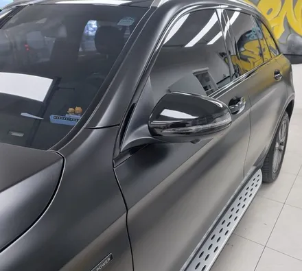 벤츠 GLC 350e 사틴 블랙 전체랩핑 시공기 / 서울 강서구