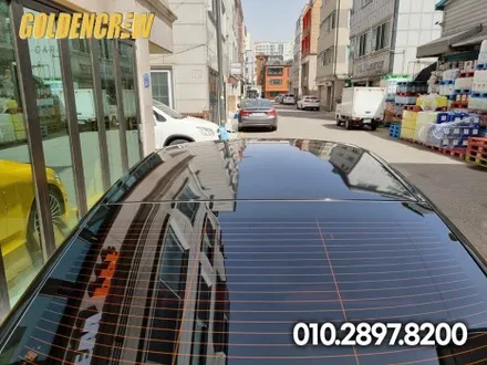 벤츠 CLS 450 썬플라워 전체랩핑 [목동랩핑] / 서울 강서구