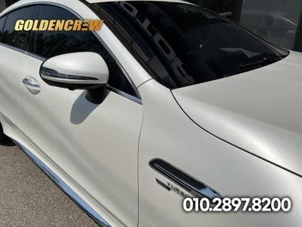 벤츠 gt43amg 인기필름 사틴화이트펄로 신차출고시 전체랩핑 / 서울 강서구 공항동