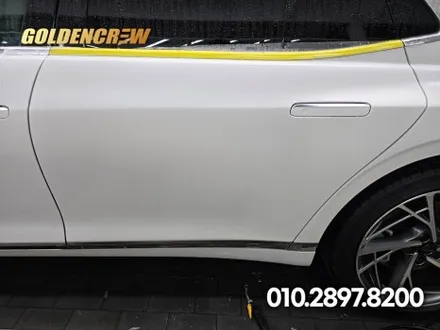 제네시스 G90 무광 화이트｜무광 ppf 전체시공으로 완성된 럭셔리 감성 / 서울 강서구 공항동