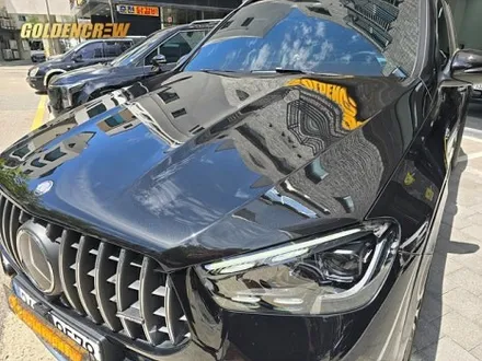 벤츠 gle53 amg 본넷 ppf 시공｜석회물 낙하로 손상된 기존 ppf 제거 / 서울 강서구 공항동