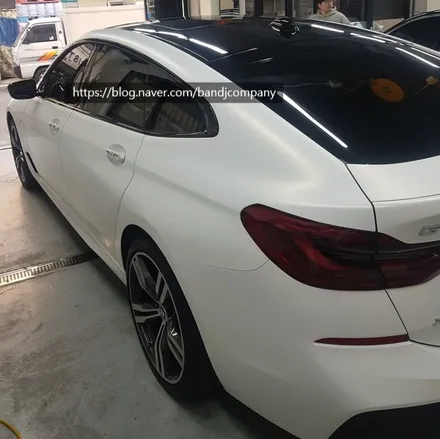 BMW GT 640i 사틴프로즌바닐라 전체랩핑_여의도랩핑_마포랩핑 / 서울 강서구