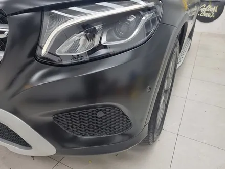 벤츠 GLC 350e 사틴 블랙 전체랩핑 시공기 / 서울 강서구