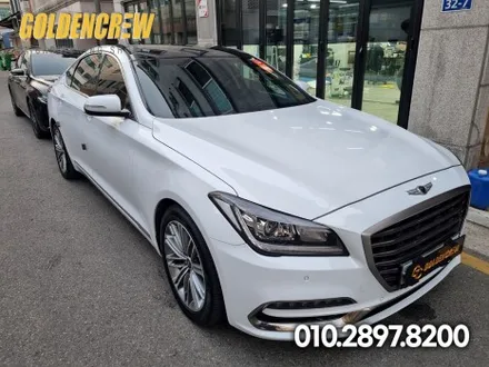 제네시스 G80 루프스킨 유광블랙 3M2080 부천랩핑 시공 / 서울 강서구