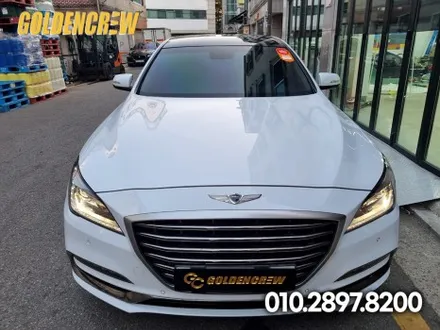 제네시스 G80 루프스킨 유광블랙 3M2080 부천랩핑 시공 / 서울 강서구