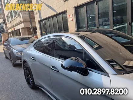 포르쉐 파나메라 부분랩핑 및 사이드미러 도색 / 서울 강서구