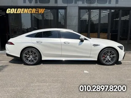 벤츠 gt43amg 인기필름 사틴화이트펄로 신차출고시 전체랩핑 / 서울 강서구 공항동