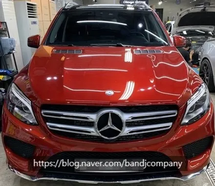 벤츠 페밀리룩 SUV GLE350 유광 무연탄 전체랩핑_서울랩핑_신정동랩핑 / 서울 강서구