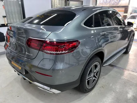 벤츠 GLC 300e 무광블루 전체랩핑 / 서울 강서구