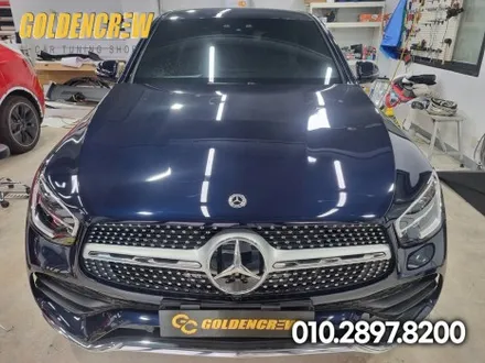 다이아몬드 화이트 전체랩핑 시공으로 이쁘게 변신한 벤츠 GLC300E / 서울 강서구