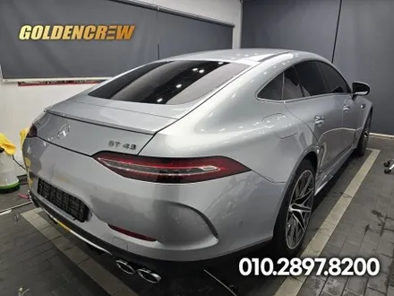 벤츠 gt43amg 인기필름 사틴화이트펄로 신차출고시 전체랩핑 / 서울 강서구 공항동