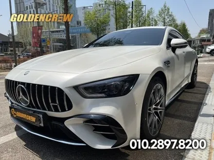 벤츠 gt43amg 인기필름 사틴화이트펄로 신차출고시 전체랩핑 / 서울 강서구 공항동