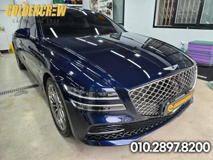 강서 제네시스 G80 사틴화이트 전체랩핑 시공정보 / 서울 강서구