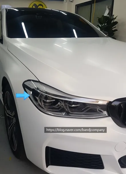 BMW GT 640i 사틴프로즌바닐라 전체랩핑_여의도랩핑_마포랩핑 / 서울 강서구