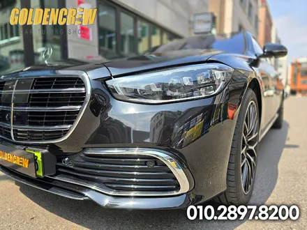 벤츠 S클래스 프론트 패키지PPF, 스텝 부분PPF 시공완료 / 서울 강서구