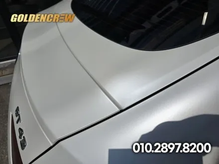 벤츠 gt43amg 인기필름 사틴화이트펄로 신차출고시 전체랩핑 / 서울 강서구 공항동