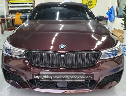 BMW GT 640i 사틴프로즌바닐라 전체랩핑_여의도랩핑_마포랩핑 / 서울 강서구