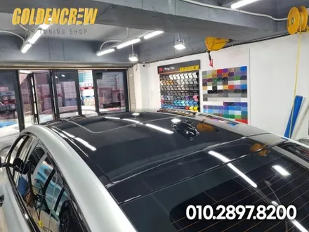 영등포 BMW 6GT 전체랩핑 필름은 3M 사틴화이트알루미늄 / 서울 강서구