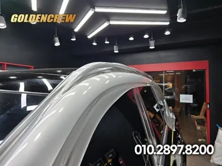gls 투톤랩핑 벤츠 suv 외관 변신! 블랙&실버 조합 인기 시공 / 서울 강서구 공항동