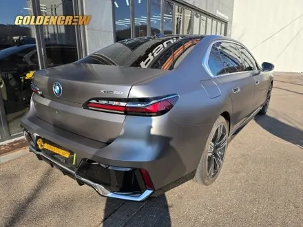 강서 광명 bmw i7 전체랩핑 사틴 다크 그레이 시공기｜고급감 끝판왕 / 서울 강서구 공항동