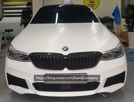 BMW GT 640i 사틴프로즌바닐라 전체랩핑_여의도랩핑_마포랩핑 / 서울 강서구