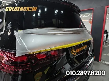 gls 투톤랩핑 벤츠 suv 외관 변신! 블랙&실버 조합 인기 시공 / 서울 강서구 공항동