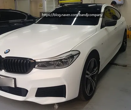 BMW GT 640i 사틴프로즌바닐라 전체랩핑_여의도랩핑_마포랩핑 / 서울 강서구