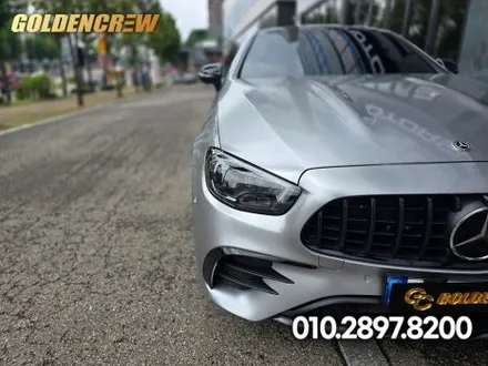 벤츠 E53 amg 쿠페 gt실버 고광택랩핑으로 멋지게 변신했어요 / 서울 강서구 공항동