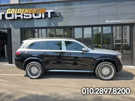 gls 투톤랩핑 벤츠 suv 외관 변신! 블랙&실버 조합 인기 시공 / 서울 강서구 공항동