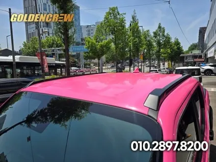 기아 타스만 전체랩핑 핫핑크 시공! 감성 끝판왕 컬러 등장 / 서울 강서구 공항동