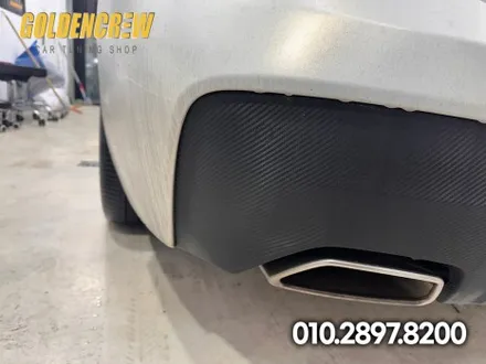 영등포 BMW 6GT 전체랩핑 필름은 3M 사틴화이트알루미늄 / 서울 강서구
