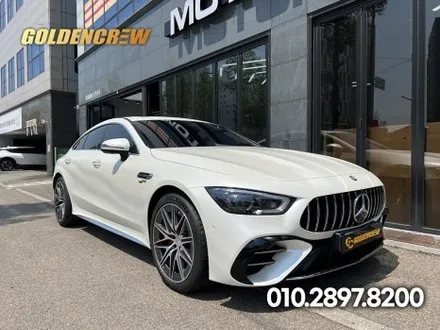벤츠 gt43amg 인기필름 사틴화이트펄로 신차출고시 전체랩핑 / 서울 강서구 공항동