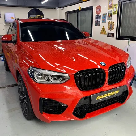 BMW X4M 부분 래핑!_루프스킨_사이드미러_에어 브리더_스포일러 / 서울 강서구